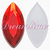 Acrylic (Lucite) Navettes Rhinestones 15mm x 7mm